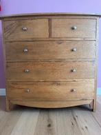 Commode massief eik landelijk modern, Huis en Inrichting, Kasten | Ladekasten, Ophalen, 100 tot 150 cm, 5 laden of meer, 100 tot 150 cm