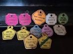Lot van 12 taksplaten rijwielen fietsplaten varia, Ophalen of Verzenden, V, A, E