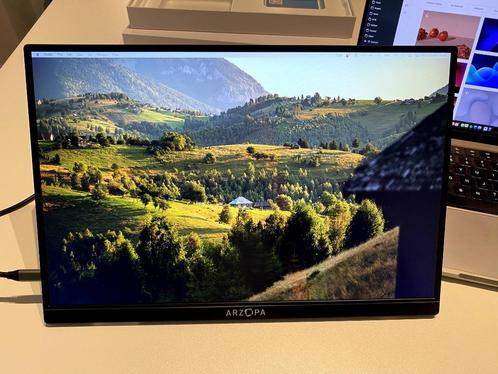 Arzopa Z1RC 2.5K 16inch - Ideaal travel beeldscherm - 9mm, Computers en Software, Monitoren, Zo goed als nieuw, 60 Hz of minder