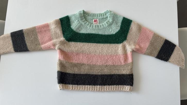 Pull rayé vert taille 128, Enfants & Bébés, Vêtements enfant | Taille 128, Comme neuf, Fille, Pull ou Veste, Enlèvement ou Envoi