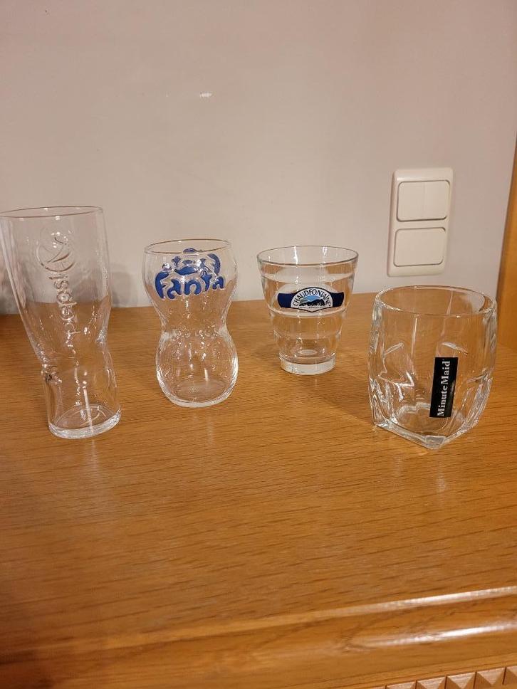 Zachte glazen, ijsbekers, Verzamelen, Glas en Drinkglazen, Ophalen
