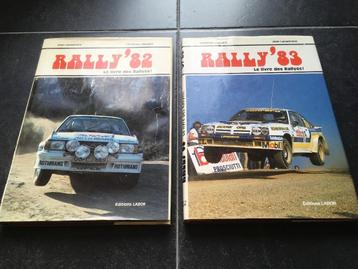 2 x boeken Rally '82 & Rally '83 + gesigneerde foto Pascal S