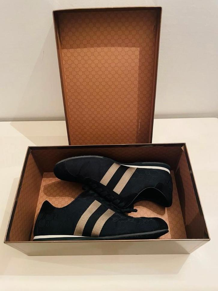 Gucci Sneakers Black Suede, Kleding | Heren, Schoenen, Nieuw, Sneakers, Zwart, Ophalen of Verzenden