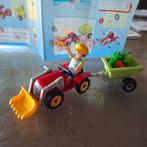 playmobil: jongen met tractor 4943, Ophalen of Verzenden, Gebruikt