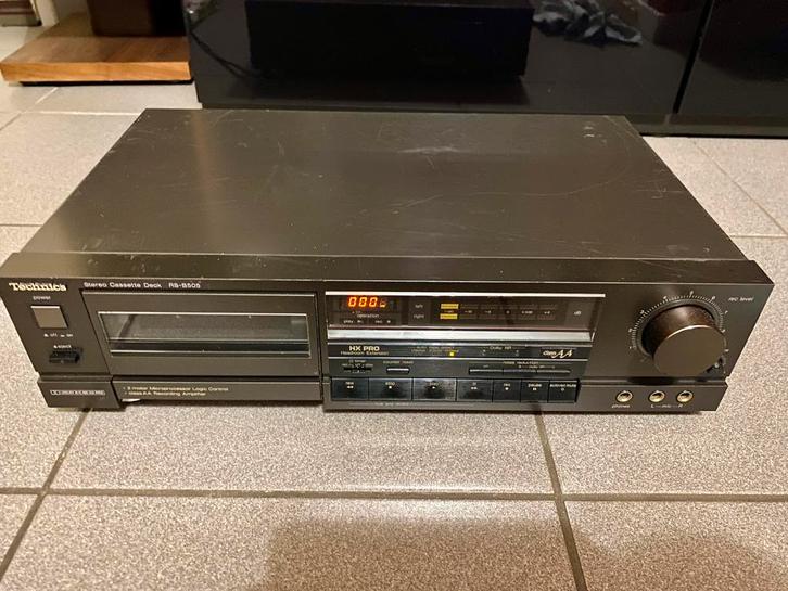Technics RS-B505 cassettedeck, Audio, Tv en Foto, Cassettedecks, Enkel, Overige merken, Tiptoetsen, Tape counter, Ophalen