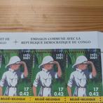 Complete set van 30 nieuwe „Tintin in Congo” postzegels, Ophalen