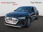 Audi e-tron S-LINE*2J GARANTIE*408pk*HUD*CAMERA*LEDER*KEYLES, Auto's, Audi, Automaat, Overige modellen, Zwart, Elektrisch