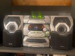 Panasonic stereoketen met boxen, 5 cd, TV, Hi-fi & Vidéo, Chaîne Hi-fi, Haut-parleurs, Enlèvement, Utilisé