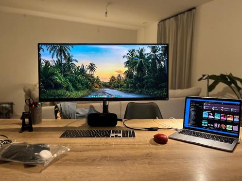 LG monitor 34 inch met Neomounts arm (perfecte staat), Computers en Software, Monitoren, Zo goed als nieuw, 61 t/m 100 Hz, HDMI