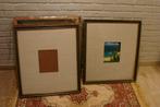 4 kaders met passepartout, Enlèvement, Comme neuf, Bois