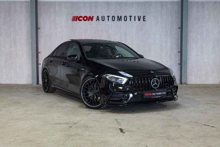 MERCEDES A35 AMG BERLINE - PERFORMANCE SEATS I PANO I, Auto's, Mercedes-Benz, Bedrijf, Te koop, A-Klasse, 360° camera, 4x4, ABS