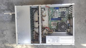 Supermicro 4U server (dual Xeon, 12gb ECC, 15HDD bays) beschikbaar voor biedingen