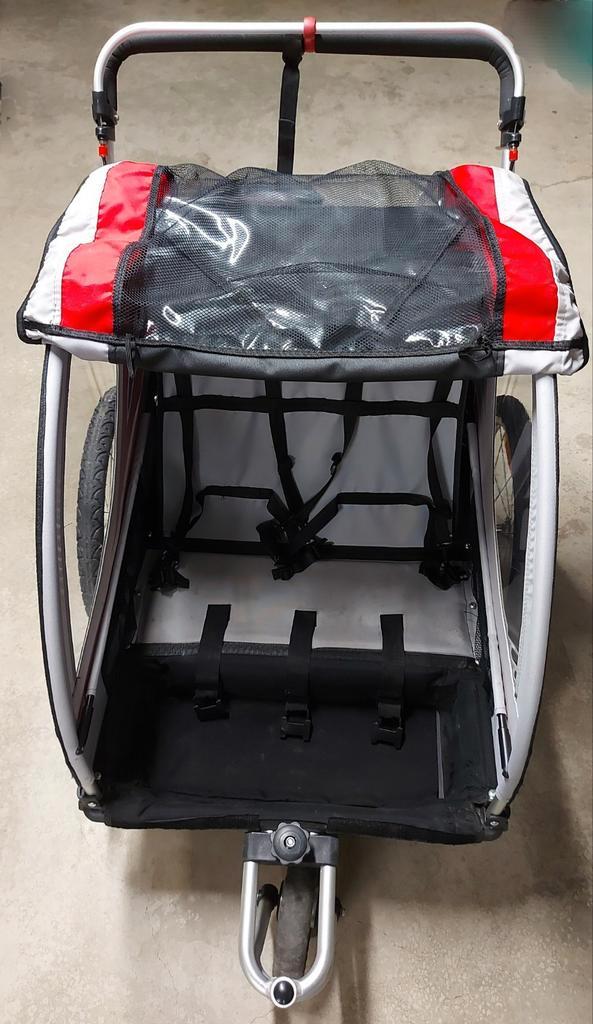 Maxxus kinderwagenaanhanger, Fietsen en Brommers, Fietsaccessoires | Aanhangwagens en Karren, Zo goed als nieuw, Ophalen