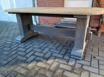 Zware eiken eettafel / kloostertafel ( moet weg ), Huis en Inrichting, Tafels | Eettafels, Ophalen, Zo goed als nieuw