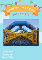 Springkasteel Balloon te huur, Ophalen, Zo goed als nieuw