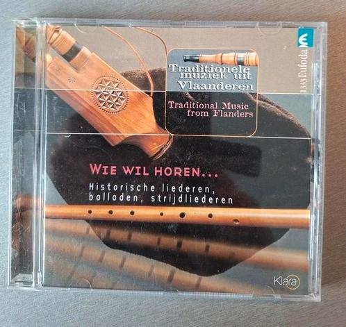 Cd. Wie wil horen. Traditionele muziek uit Vlaanderen., Cd's en Dvd's, Cd's | Verzamelalbums, Zo goed als nieuw, Ophalen of Verzenden