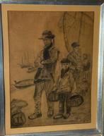fusain signé oar Charles Bra???? et date du 30 juin 1907, Ophalen of Verzenden