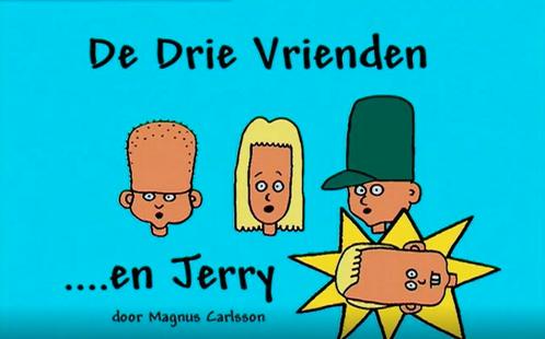 TE KOOP: "De Drie Vrienden & Jerry", Verzamelen, Film en Tv, Zo goed als nieuw, Verzenden