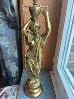 Vuurverguld bronzen beeld van Emile Carlier, Antiek en Kunst, Ophalen