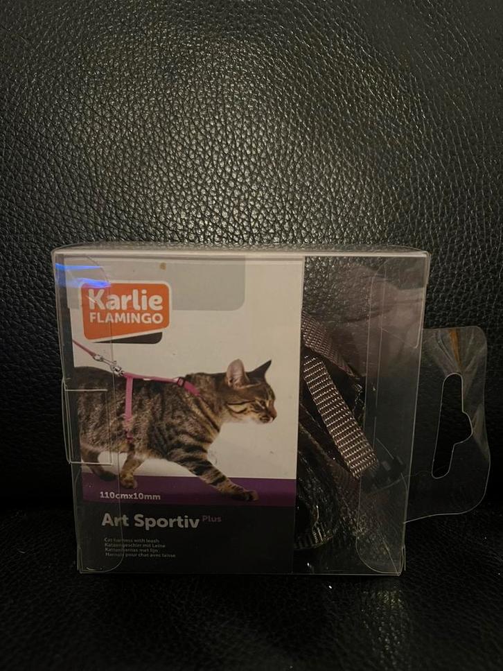Katten harnas met lijn, Dieren en Toebehoren, Kattenhalsbanden en Penningen, Nieuw, Ophalen of Verzenden