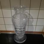 Vaas in kristal , 37 cm . Zware !, Antiek en Kunst, Ophalen of Verzenden