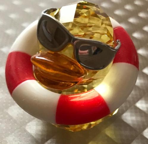 Swarovski Happy Duck “Sunny Sam”, Verzamelen, Swarovski, Zo goed als nieuw, Figuurtje, Ophalen