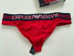 Emporio Armani Microfiber Mesh Thong, Kleding | Heren, Slip, Emporio Armani, Verzenden, Rood