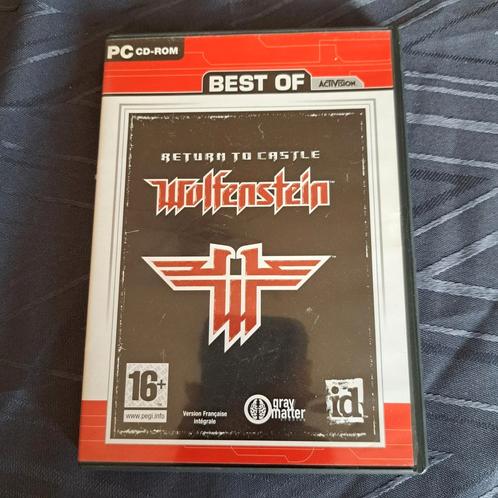 Jeux pc Wolfenstein retour au château, Consoles de jeu & Jeux vidéo, Jeux | PC, Comme neuf, Enlèvement ou Envoi