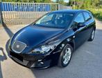 SEAT LEON  SERIE STYLE 1.6CRTDI 138.000KM GPS USB CUIR, Autos, Seat, 5 places, Carnet d'entretien, Cuir, Noir