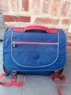Boekentas Kipling (blauw-rood), Ophalen of Verzenden, Gebruikt, Blauw