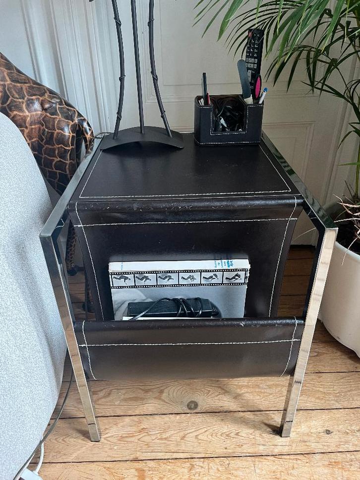 table d'appoint-desserte, Maison & Meubles, Tables | Dessertes, Utilisé, 50 à 75 cm, 50 à 100 cm, Rectangulaire, Métal, Enlèvement