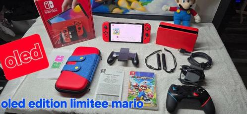 console switch oled edit. beperkte mario + game en garantie, Games en Spelcomputers, Games | Nintendo Switch, Zo goed als nieuw