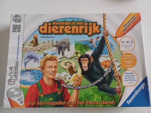 Tiptoi gezelschapsspel: Avontuur in het dierenrijk, Kinderen en Baby's, Speelgoed | Educatief en Creatief, Zo goed als nieuw, Ontdekken