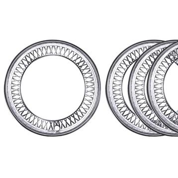 VW Beauty ringen 15 inch Kever Karmann Ghia 5x205 beschikbaar voor biedingen