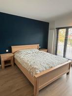 Prachtig bed te koop - incl lattenbodem en 2 nachtkastjes, Huis en Inrichting, Slaapkamer | Complete slaapkamers, Ophalen, Zo goed als nieuw