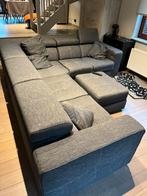 Salon d'angle, Enlèvement ou Envoi, Utilisé, Tissus, Met 2x elektrische relax