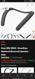 SONY NEKBAND SPEAKER, TV, Hi-fi & Vidéo, Casques audio, Enlèvement ou Envoi, Comme neuf, Sony