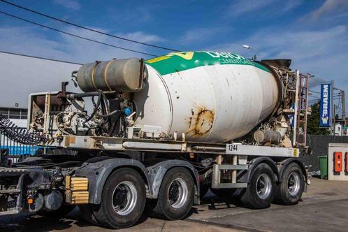 TURBO'S HOET BETON MIXER/MALAXEUR/MISCHER 10M3 +MOTOR/MOTEUR, Auto's, Vrachtwagens, Bedrijf, Te koop, Aanhangers en Opleggers