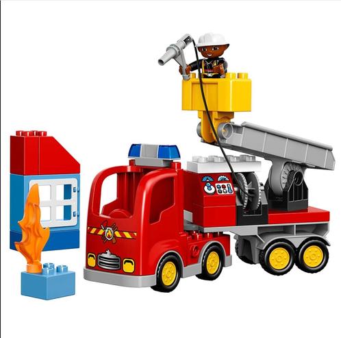 LEGO DUPLO 10592  Le camion de pompiers (usagé, sans boîte), Enfants & Bébés, Jouets | Duplo & Lego, Comme neuf, Duplo, Ensemble complet