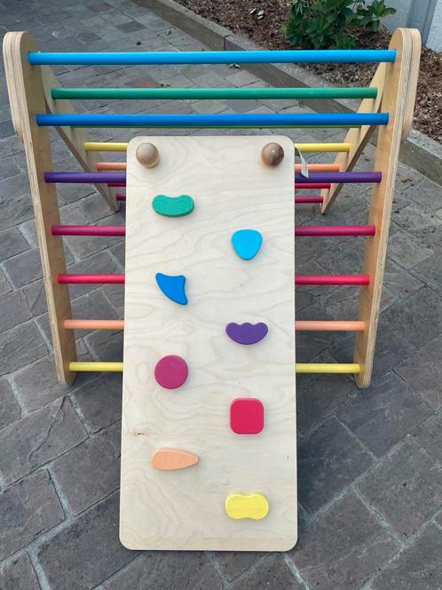 Driehoek klimrek, Kinderen en Baby's, Speelgoed | Houten speelgoed, Zo goed als nieuw, Ophalen