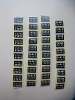 50 ZEGELS TABLE TALKS DELHAIZE, Ophalen of Verzenden