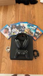 Ps4+controller, 5 video games en een gloednieuwe koptelefoon, Ophalen of Verzenden, Zo goed als nieuw