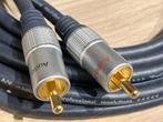 STEREO-AUDIO Professionele kabel 2 meter 24 Karaat Goud, Audio, Tv en Foto, Audiokabels en Televisiekabels, Ophalen of Verzenden