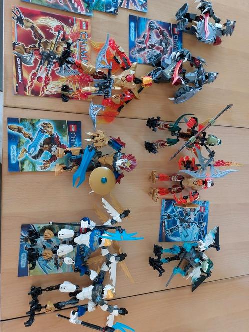 9 lego chima figs oa 70211 70200 70201 70204, Kinderen en Baby's, Speelgoed | Duplo en Lego, Zo goed als nieuw, Lego, Ophalen of Verzenden