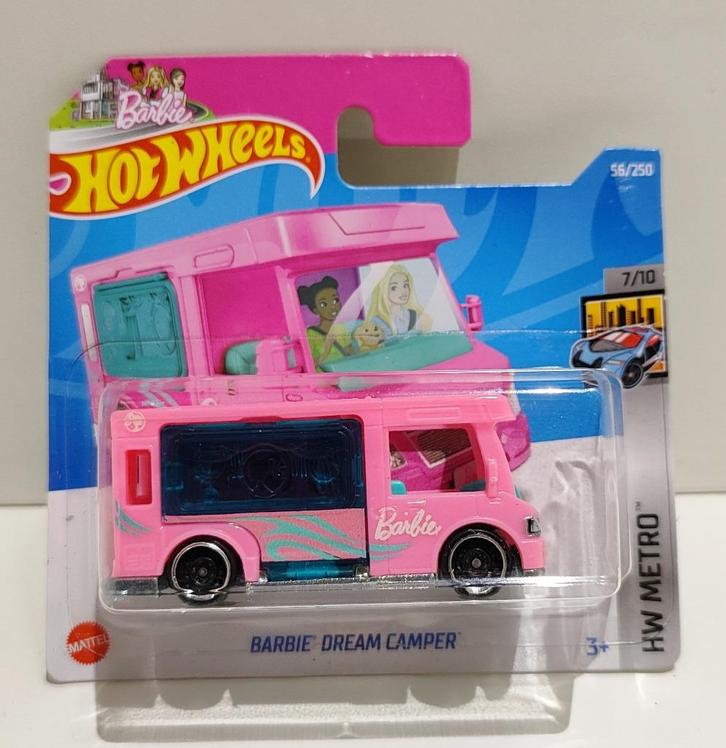 Hot Wheels Barbie Dream Camper (2022), Hobby en Vrije tijd, Modelauto's | Overige schalen, Ophalen of Verzenden