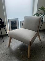 Fauteuil scandinave restylisé - design vintage, Ophalen, Zo goed als nieuw, Hout