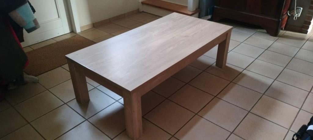 Table basse - Chêne blanchi, Maison & Meubles, Tables | Tables de salon, Comme neuf, Moins de 50 cm, 50 à 100 cm, 150 à 200 cm