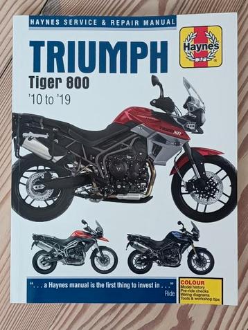 manual voor Triumph Tiger 800. beschikbaar voor biedingen