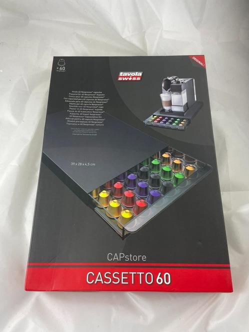 Tavola Swiss Nespresso Capsulehouder met lade, Elektronische apparatuur, Koffiemachine-accessoires, Zo goed als nieuw, Ophalen of Verzenden