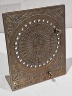 Mooie koperen eeuwigdurende kalender in  koper messing, Antiek en Kunst, Ophalen of Verzenden, Koper